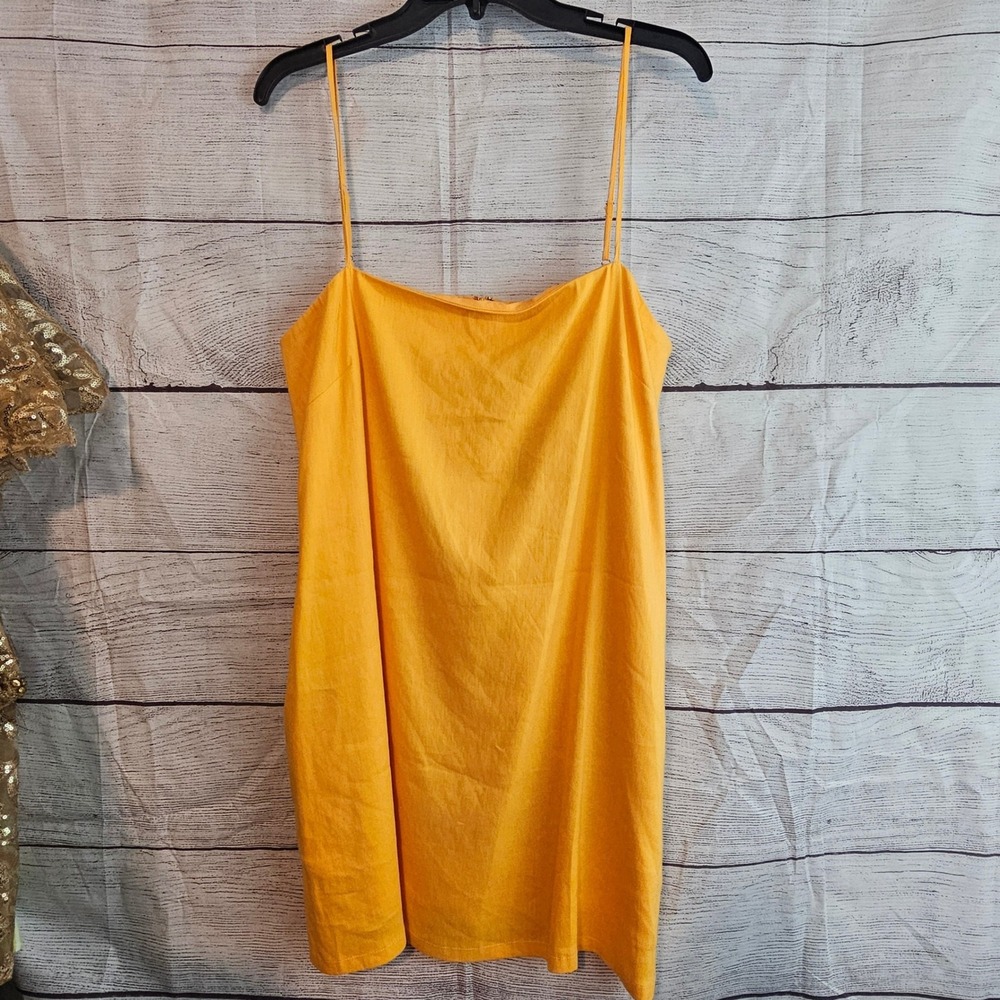 Gianni Bini Sedona Size XS Kourtney Linen Blend Dress in Apricot NWT 1425